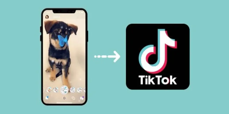 Screen recording Snapchat filter for TikTok
