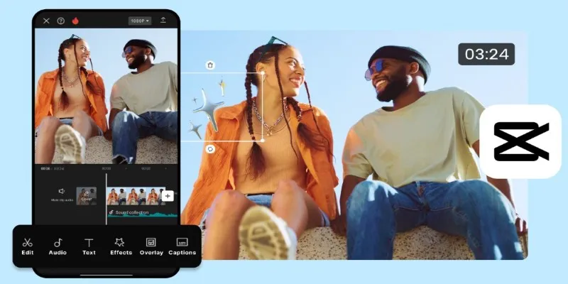 CapCut video editing app interface