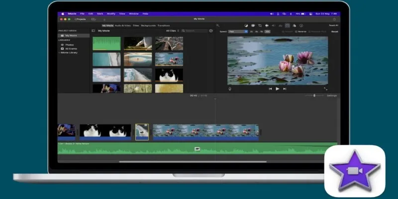iMovie on iPhone interface