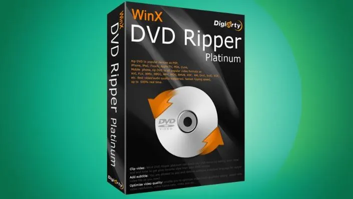WinX DVD Ripper interface