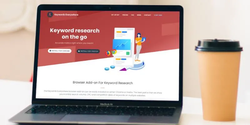 Keywords Everywhere browser extension