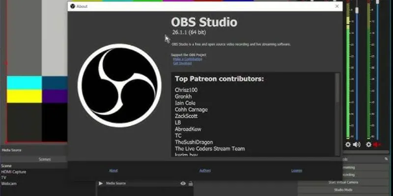 OBS Studio Interface