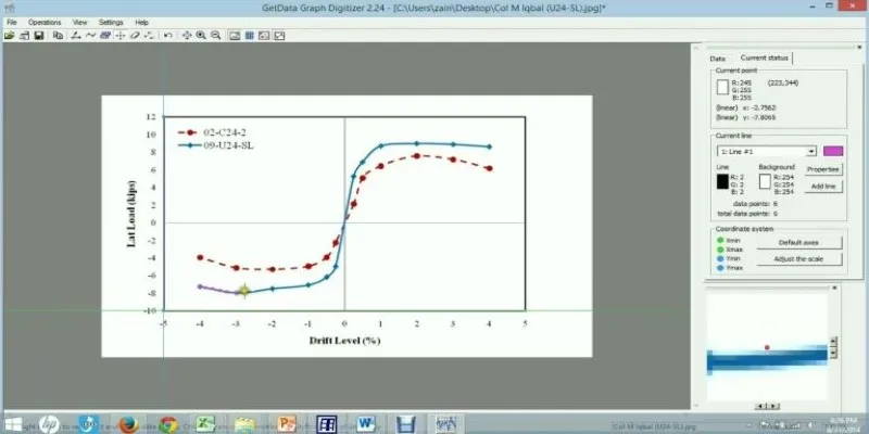 GetData Graph Digitizer interface