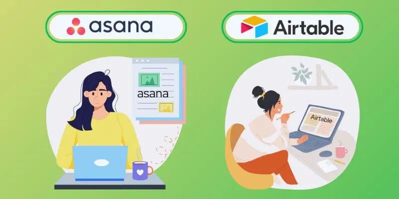 Comparison of Airtable and Asana features