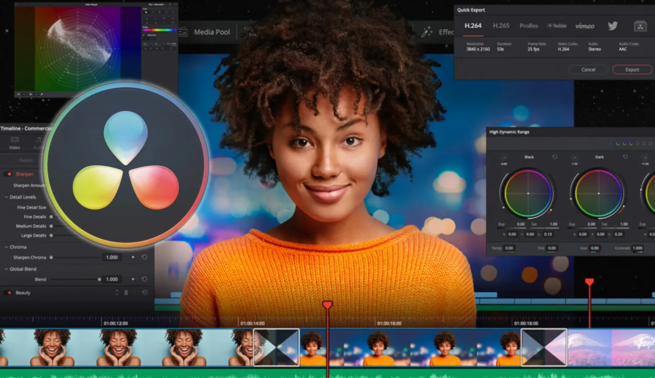 DaVinci Resolve Interface