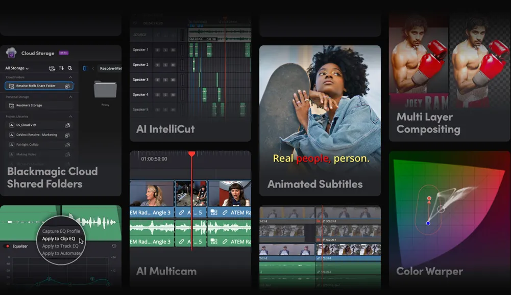 DaVinci Resolve Interface