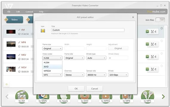 Freemake Video Converter Interface