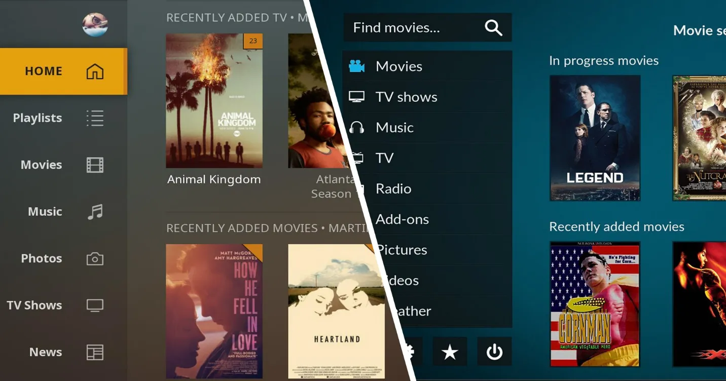 Media server setup for video
conversion