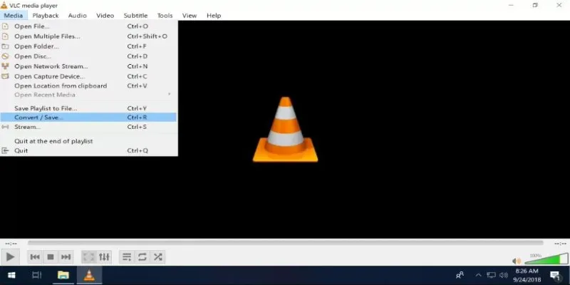 VLC Media Player interface