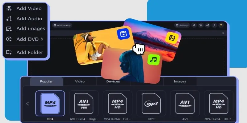 Freemake Video Converter interface