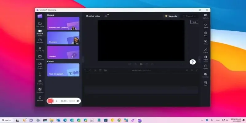 Microsoft Clipchamp